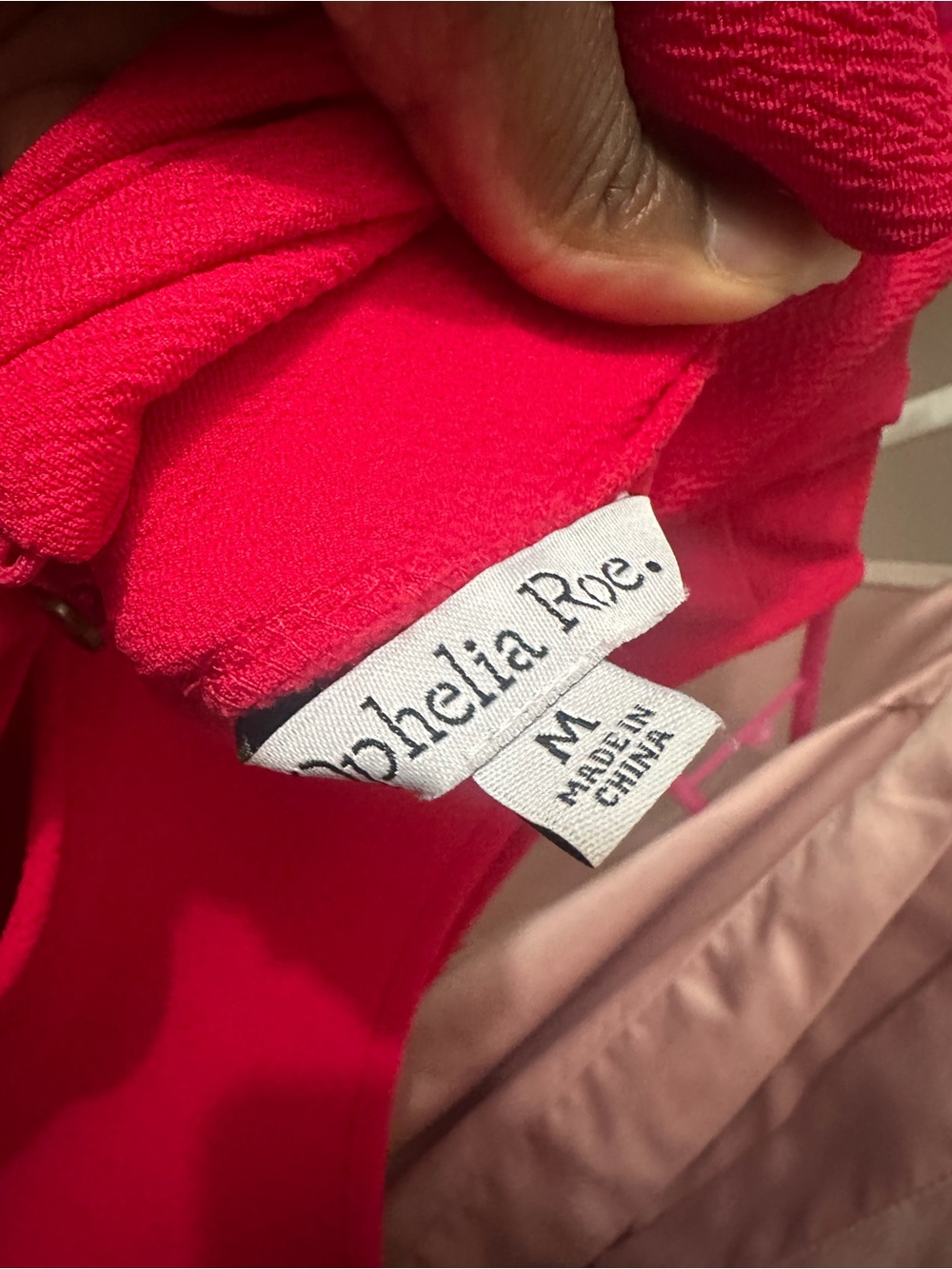 Hot Pink Drop-Waist Ruffle Hem Dress - Picture 5 of 6